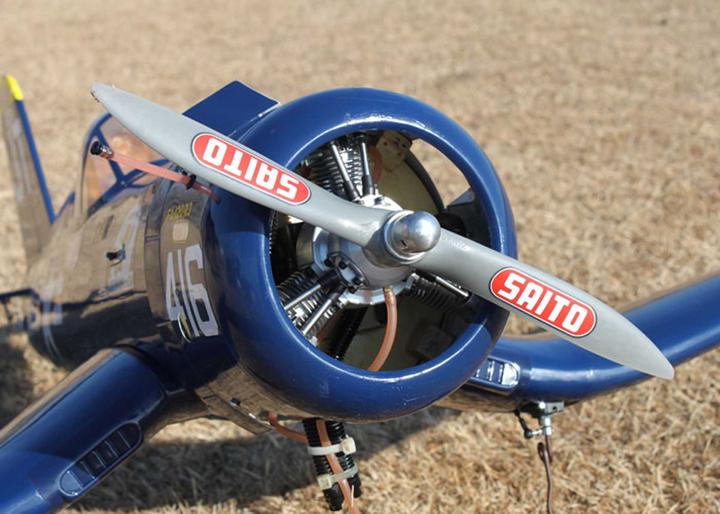 Image du produit Saito fa-120r3 moteur en étoile à 3 cylindres moteur 4t