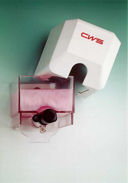 CWS Distributeur de gel douche et savon, 200 ml, à remplir librement, h x l x p 95 x