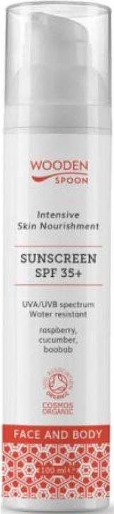Actual product image Wooden Spoon Intensive Skin Nourishment Sunscreen Spf35+ Natural Sunscreen With Filter 100Ml (100 ml, After Sun Cream)