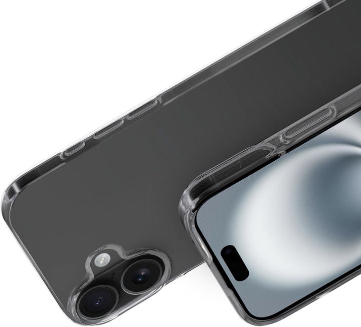 Actual product image Mobiparts Classic TPU Case Apple iPhone 16 Plus Transparent (Apple iPhone 16 Plus)