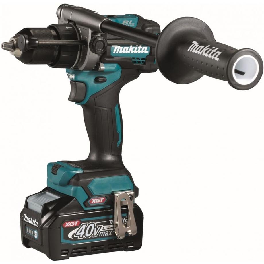 Makita, Bohrmaschine + Akkuschrauber, HP001GM201 (Akkubetrieb)