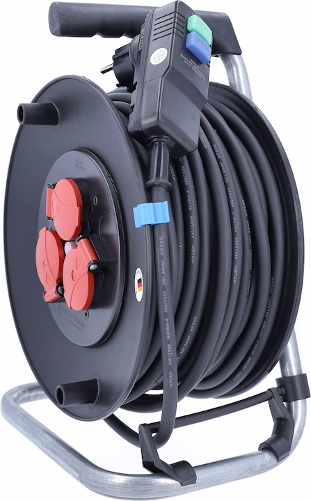 Actual product image Hora eTec Plastic cable reel PRCD Personal protection (40 m, 1.50 mm²)