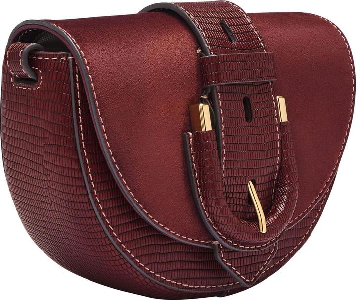 Actual product image Fossil Leather Zip-Around Clutch Wallet with Detachable Wrist Strap