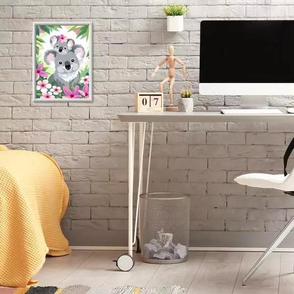 Produktbild Ravensburger CreArt - Malen nach Zahlen 20050 - Koala Cuties - Kinder ab 9 Jahren - Jubiläum 50