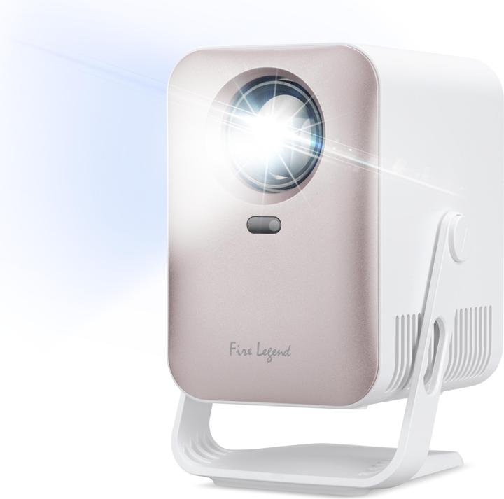 Actual product image Acer AOpen QH31s pink powered by - portabler LED-Beamer - HD, 150 ANSI Lumen, HDMI, USB-A, Wireless (HD, 150 lm)