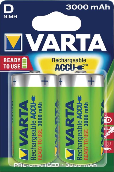 Productafbeelding Varta Recharge Accu Power (2 Pcs., D, 3000 mAh)