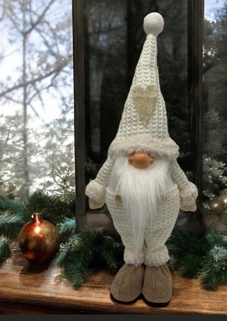Produktbild GuGus Deko Wichtel Santa stehend Junge L:10cm B:18cm H:43cm