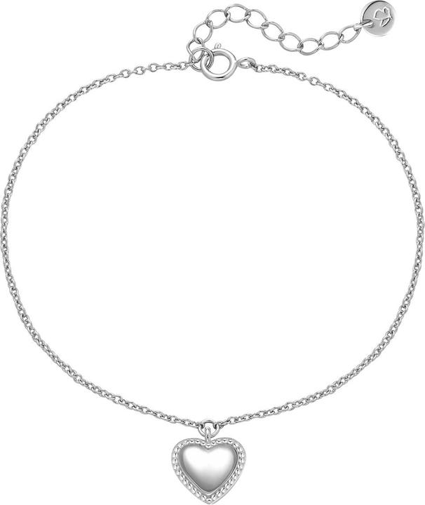 Immagine prodotto Glanzstücke München Bracciale da donna con cuore in argento - 34486 (17 cm, Argento)