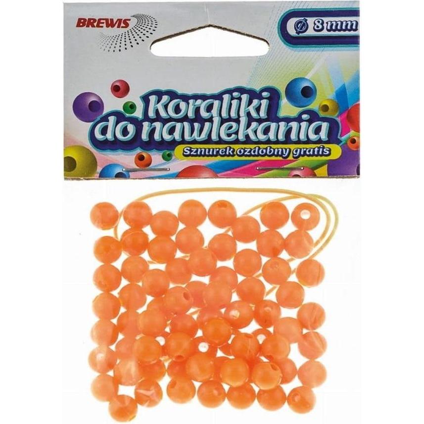 Brewis Gold-Fädelperlen + Schnur 8mm 16g