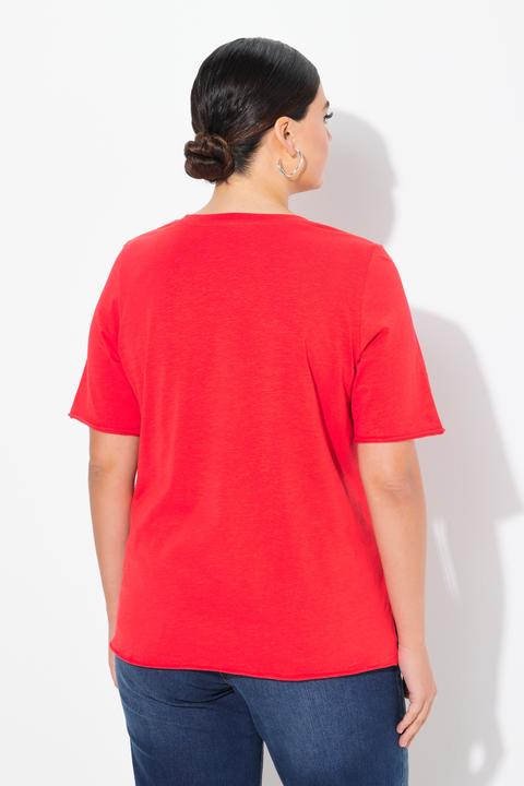 Produktbild Ulla Popken T-Shirt, Katzen, A-Linie, V-Ausschnitt, Halbarm (50, 52)