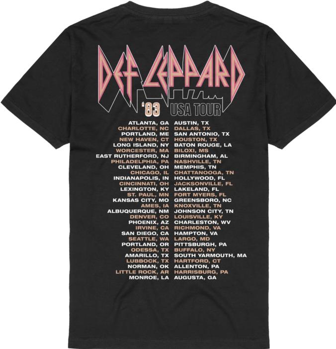 Produktbild Def Leppard USA Tour 1983 (S)