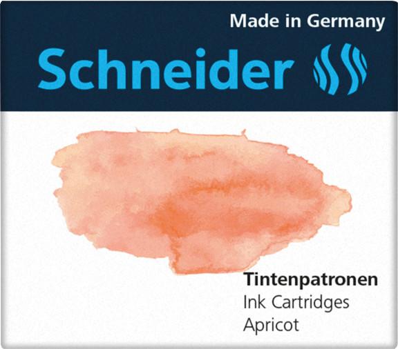 Actual product image Schneider Ink cartridge Callissima 6 pieces, Apricot (6 Piece, Orange)