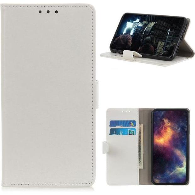 Thumbnail - MU Classic Crazy Horse Leder Bookcover Series (Samsung Galaxy A42 5G), Smartphone Hülle, Weiss