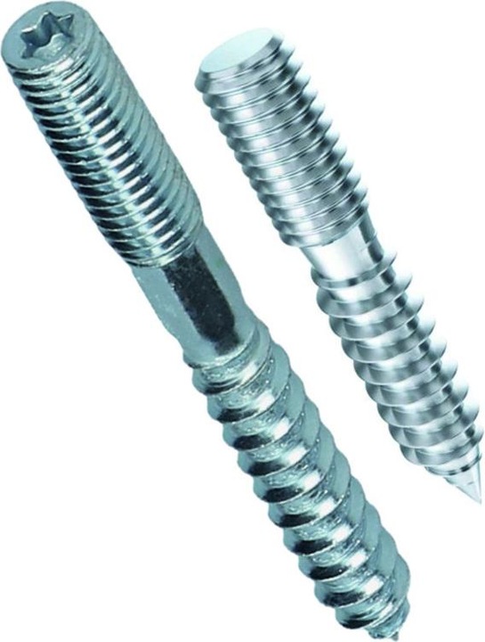 Immagine prodotto Werkstarck Viti doppio-filetto M6x60mm acciaio zinc (1 Viti per pezzo)