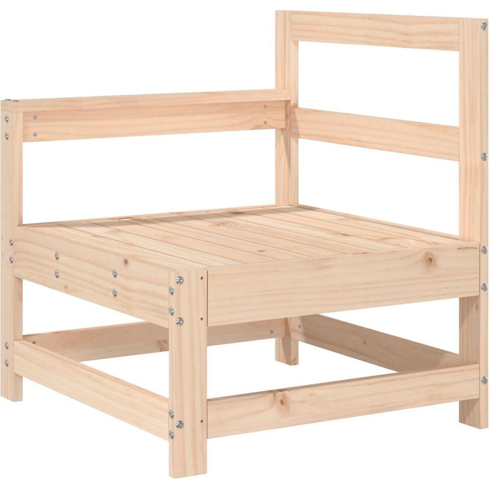 Thumbnail - VidaXL, Gartenlounge, 4-tlg. Garten-Lounge-Set Massivholz Kiefer,Material