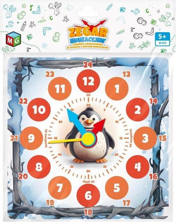 Multigra Pinguin-Lernuhr