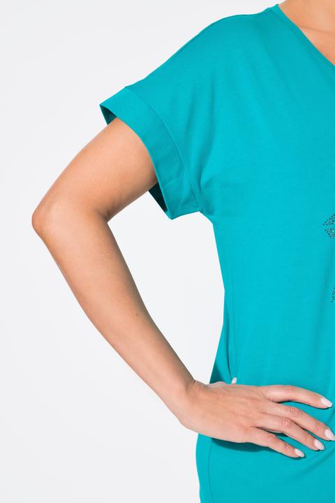 Produktbild Ulla Popken T-Shirt, Blüte, oversized, Rundhals, Halbarm (46, 48)