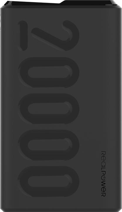 RealPower PB-20000 PD+ (20000 mAh, 18 W, 74 Wh)