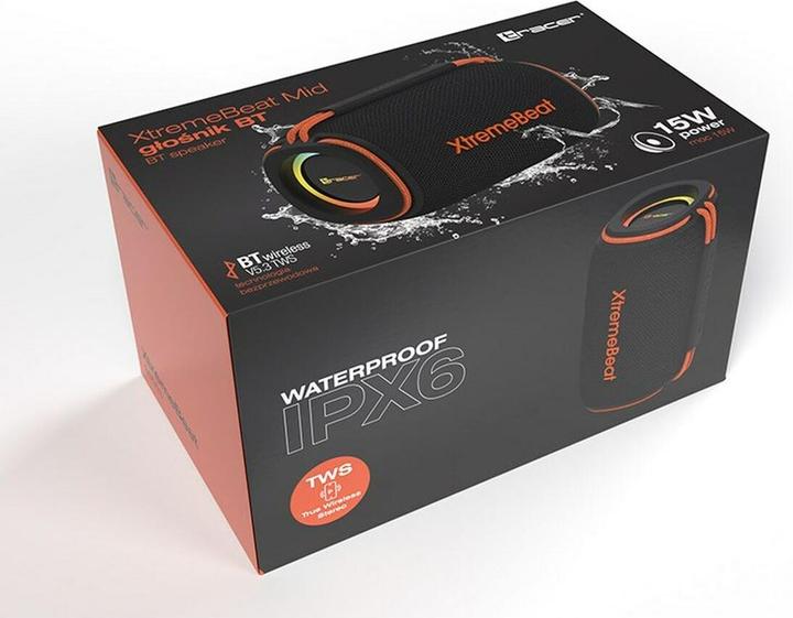 Actual product image Tracer XtremeBeat TWS Tragbarer Bluetooth-Lautsprecher Schwarz 15 W (6 h)