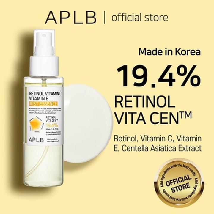 Actual product image Aplb Retinol Vitamin C Vitamin E Mist Essence 19.4% 3.55 (3.55 ml)