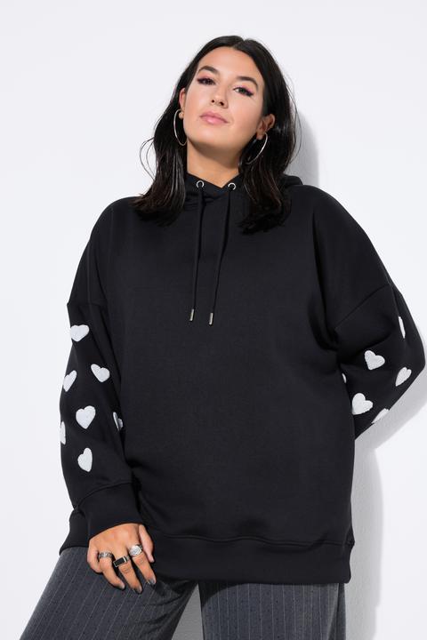Produktbild Studio Untold Hoodie, extra oversized, Sweat, Kapuze, Ärmel-Hearts (56)