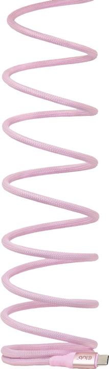 Actual product image Club 3D Club3D Lifestyle USB-C Magnetisches Kabel 240W 2m rosa St/St (2 m, USB 2.0, 240 W)