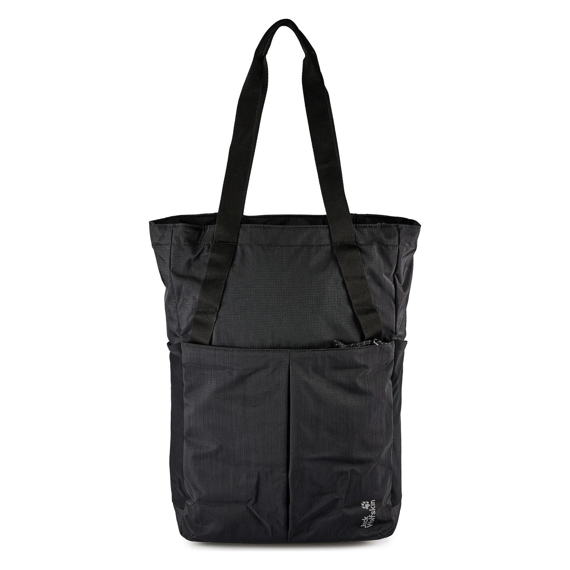 Jack Wolfskin, Damen, Tasche, Zoya 2In1 Tote, Schwarz, (8 l)