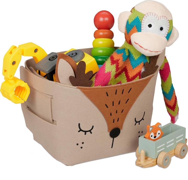 Actual product image Relaxdays Storage basket (1 x, 27 x 18 x 24 cm)