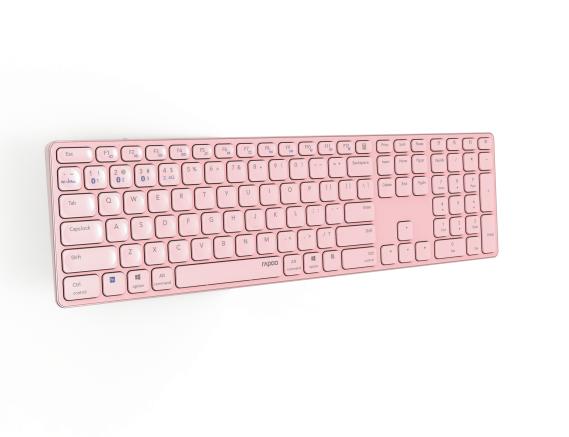 Actual product image Rapoo E9800M MULTI-MODE WL KEYBOARD PK (DE, Wireless)