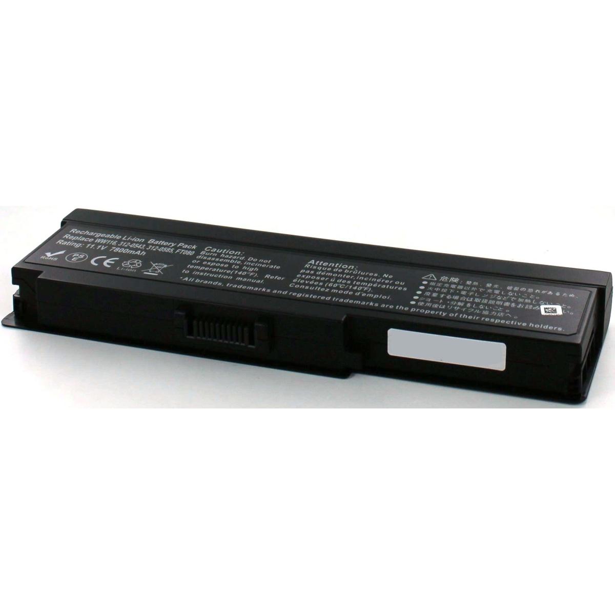AGI 43415 Lithium-Ion 7600mAh 11.1V Wiederaufladbare Batterie (7660 mAh), Notebook Akku, Schwarz