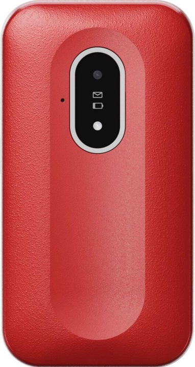 Actual product image Doro Leva L20, Clamshell, Single SIM, 7.11 cm (2.8"), 2 MP, 1150 mAh, Red, White (2.80", 2 Mpx, 4G)