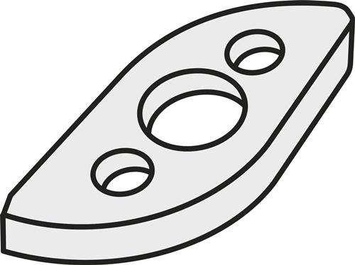 Pramet HM Unterlegscheibe ISO SZN 400322 Bruttogewicht 13,227g - VPE: 15