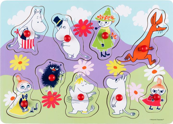 Produktbild Moomin - Peg puzzle Spring (35527006) (9 Teile)