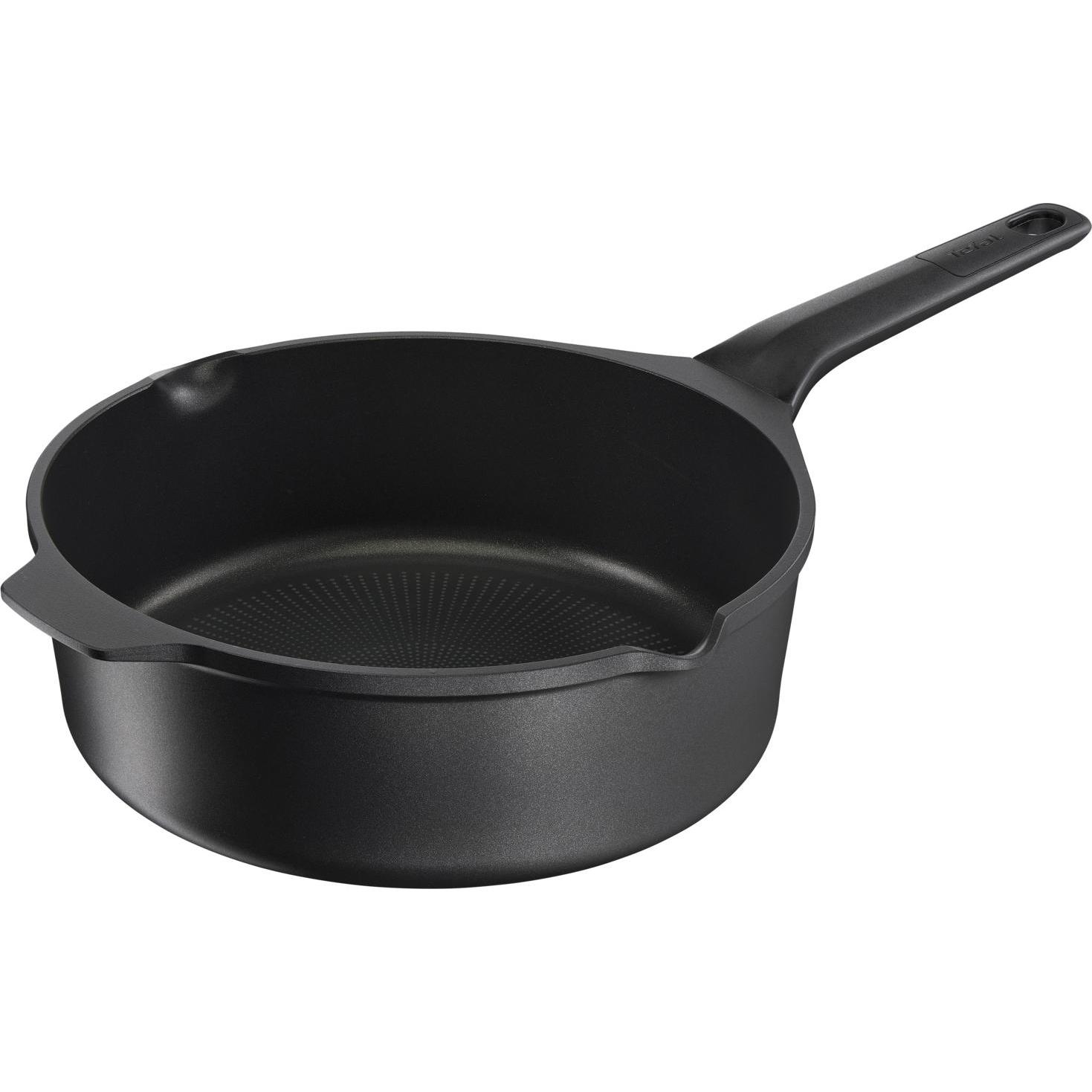 Thumbnail - Tefal Robusto Aluguss Schmorpfanne 26 cm mit Deckel, Pfanne + Kochtopf, Schwarz