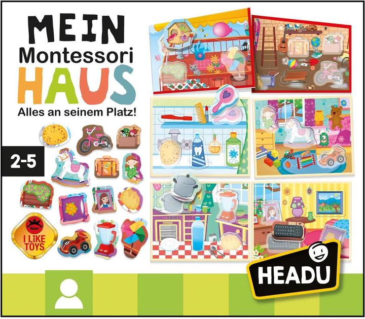 Produktbild Headup Games Headu - Mein Montessori Haus - Alles an seinem Platz! (Deutsch, 2 - 5 Jahre)