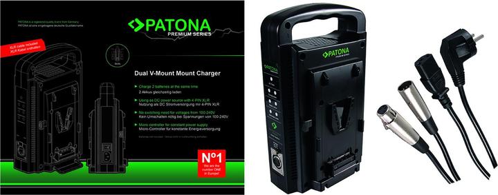 Produktbild Patona V-Mount Dual (Kamera Akku Ladegerät)
