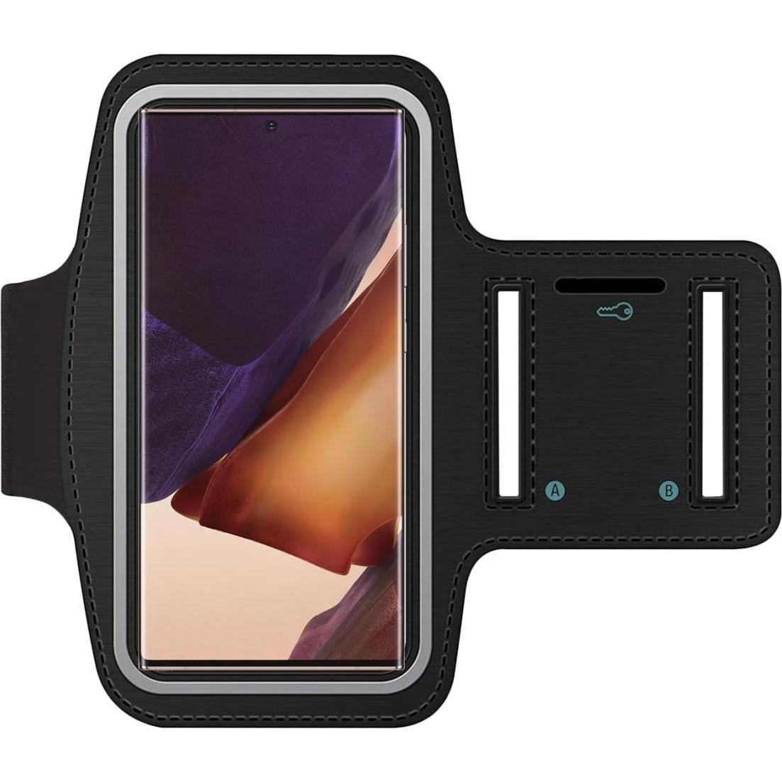 SmartFitness Samsung Galaxy Note20 Ultra Handy Sport Armband, Smartphone Sportarmband, Schwarz
