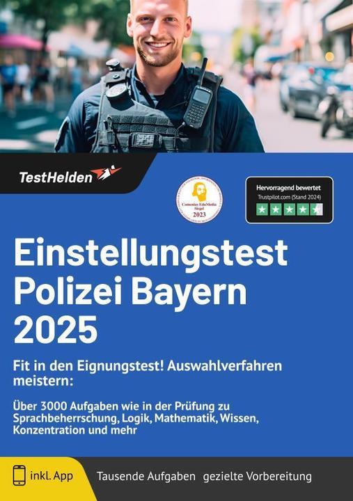 Tom Wenk:Einstellungstest Polizei Bayer (German, Tom Wenk, 2022)