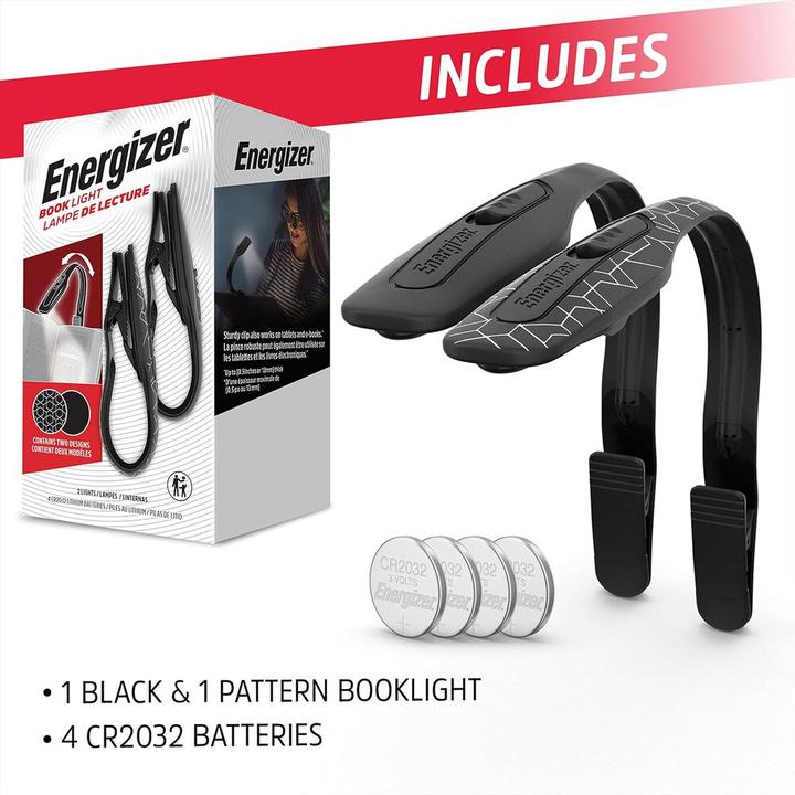 Actual product image Energizer LAT. BUCHLEUCHTE Leselampe 2 Stück
