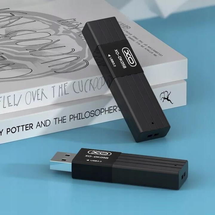 Actual product image xO card reader 2 in 1 DK05B USB 3.0 black (USB 3.0)