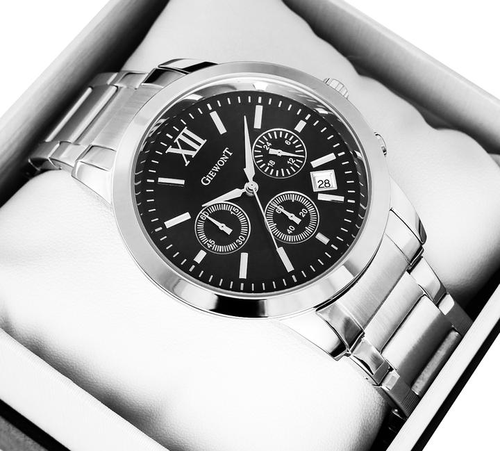 Image du produit Giewont Męski GW6480-1 Chronographe (Chronographe, 44 mm)