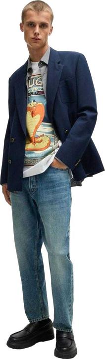 Actual product image HUGO Mens Dicobri Graphic Print T-Shirt (L)