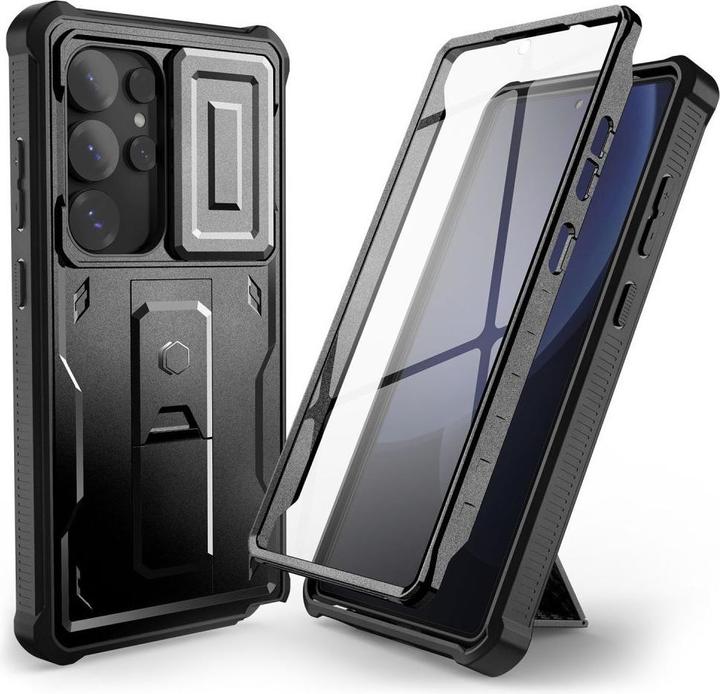 Actual product image Tech-Protect Kevlar Cam+ Case for Samsung Galaxy S25 Ultra - Black (Samsung Galaxy S25 Ultra)