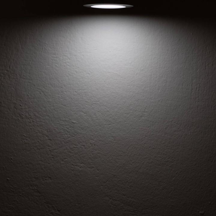 Produktbild Isoled LED Möbeleinbaustrahler MiniAMP ALU gebürstet, rund, 3W, 120°, 24V DC warmweiss 3000K, dimmbar