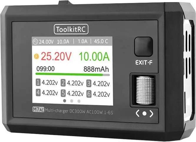 Produktbild Dronefactory ToolkitRC M7AC 100W AC/300W DC 2-6S Multi-Function Smart Ladegerät
