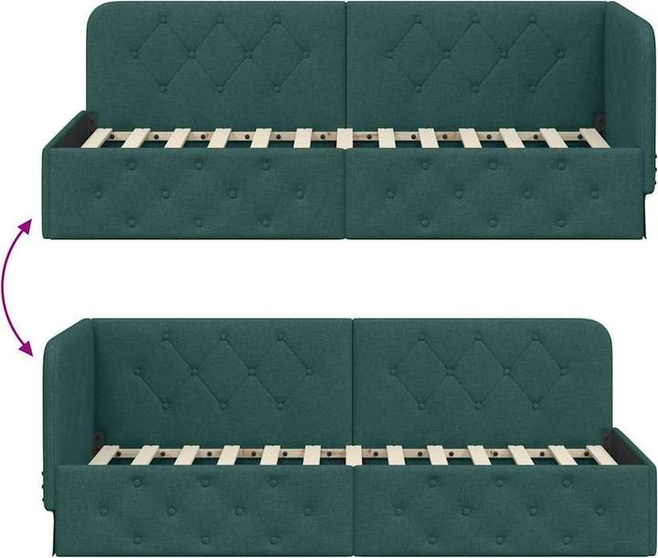 Produktbild vidaXL Eckbettgestell (80 x 200 cm)