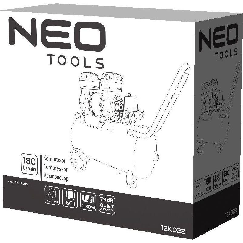 Neo Tools, Kompressor, Car compressor Neo compressor (50 l compressor without oil) (50 l)