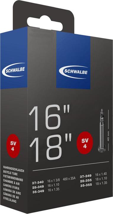 Produktbild Schwalbe No. 4 AV4 (Schrader (AV), 16", 40 mm)