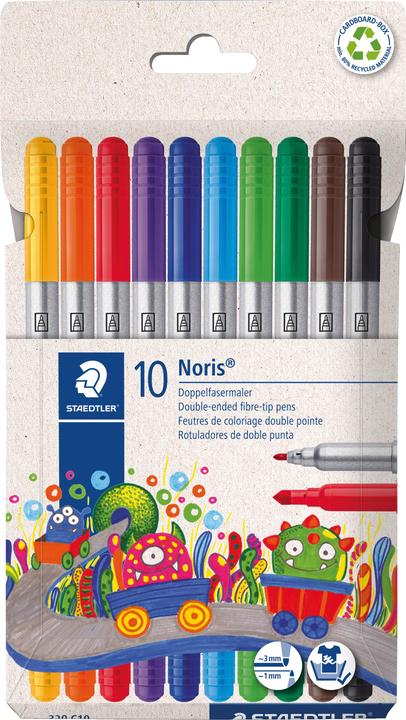 Produktbild Staedtler Faserschreiberetui 10ST Noris sortiert (10x)