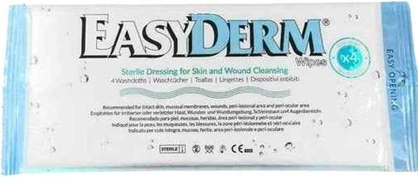 Produktbild Easyderm vorbefeuchtetes Waschtuch steril Btl 4 Stk (4 Stück)